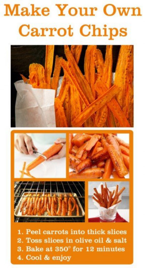 How to make Carrot Chips - Motivation Blog - Motivation quotes