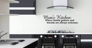 Moms Kitchen quote decal