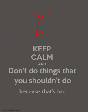 ... My art Poster rabbit keep calm SPG Steam Powered Giraffe spg art