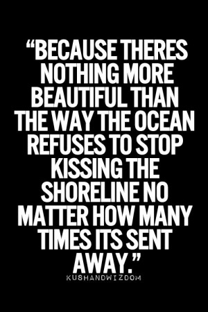 Love. true love. ocean. kisses