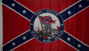 The South Will Rise Again Confederate Flag