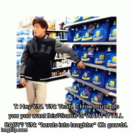 ... to Walmart with Taylor and the ‘boys’. Then Taylor does this