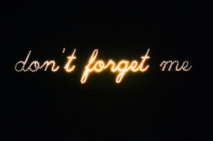 Dont Forget Me