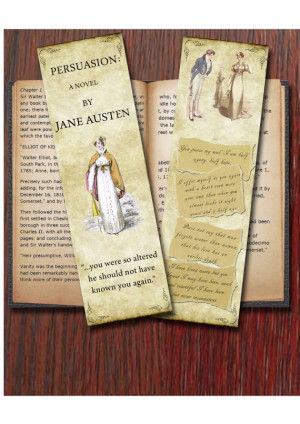Bookmark - Jane Austen's Persuasion inspired.