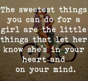 Sweetest things matter most!!!