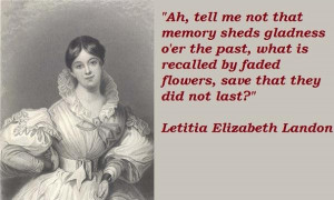 Letitia elizabeth landon quotes 3