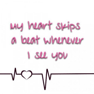 heart #skips #beat #beats #crush #love #shy
