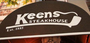 Keens Steakhouse is famous for its massive mutton chops but infamous ...