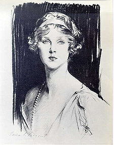 charcoal drawing by John Singer Sargent , 1914