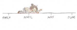 Crawling my way to the end of this semester