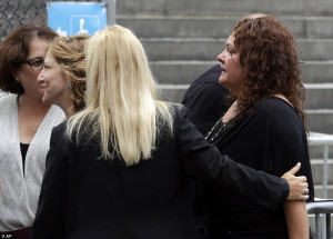 Actresses: Actresses Edie Falco, second left, and Aida Turturro, right ...
