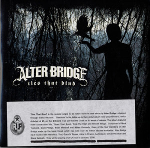 Alter Bridge Ties That Bind UK 5