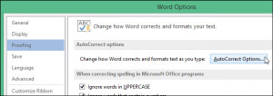 How to Automatically Convert Quotes to Smart Quotes in Word 2013
