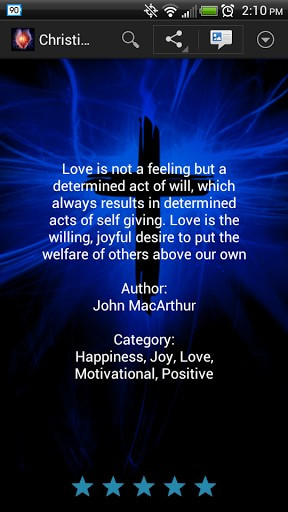 查看更大图片 Christian Quotes 用于 的 Android 的截屏
