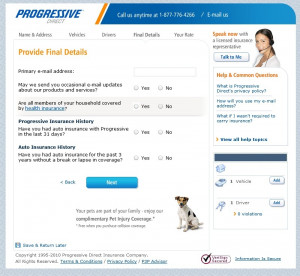 Progressive Auto Insurance Quote