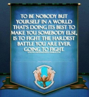starting to see why I was sorted into Ravenclaw.