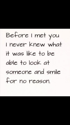 Before I met you