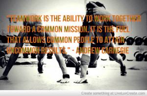 Teamwork Andrew Carnegie