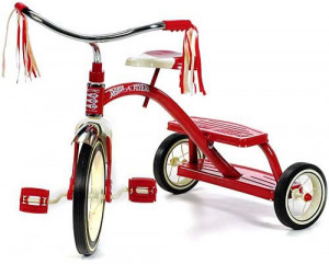 Vintage TEAC Console radio flyer classic red tricycle.jpg