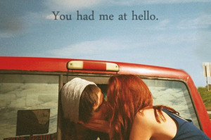 adtr, cute, hello, kiss, quote, typography