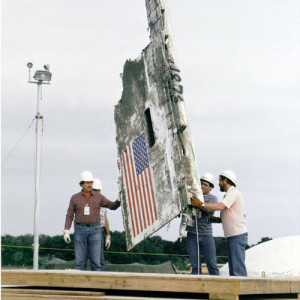 Space Shuttle Challenger Wreckage