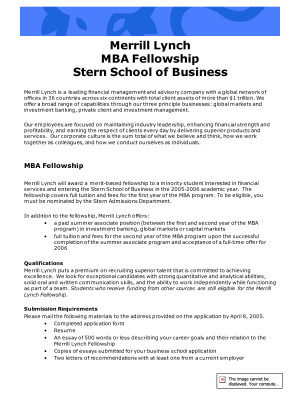 MBA Career Goal Essay Sample