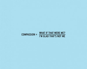 Compassion: Simple mathematical formulae for everyone's life