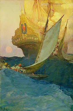 Howard Pyle | Lines and Colors :: a blog about drawing, painting ...