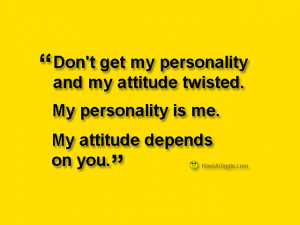 Funny Quotes About Attitude