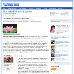 for Remembering Better - StumbleUpon . The Seven Best Gratitude Quotes ...