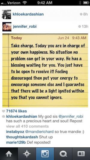 From Khloe Kardashian's Instagram