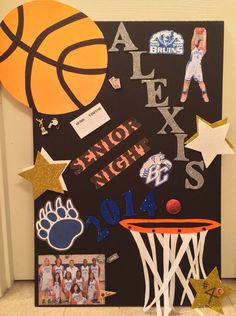 Senior Night Poster Bear Creek High School Bruins Lady Bruins Girls ...