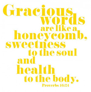 Being gracious.: Bees Gracious, Proverbs 16 21, Inspiration, Sweets ...