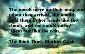 the book thief the words were on their way