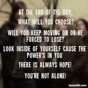You're not alone Life, Of Mice & Men, Music Quotes, Songs Lyrics ...