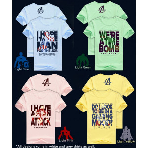 Avengers Character Quotes Shirt (Power Angel)
