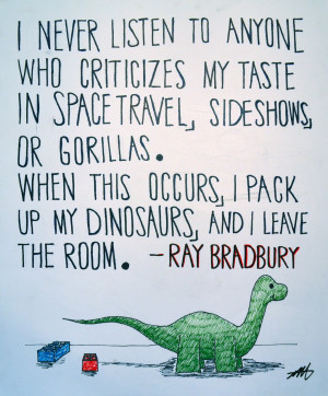 Ray Bradbury quote by 7evenPoint