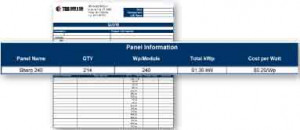 solar mounting quote