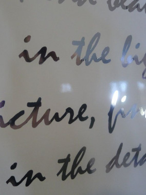 Find Beauty and Love Quote (detail) http://wefirstmet.com