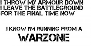 The Wanted Warzone Lyrics