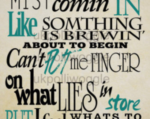 Mary Poppins quote poster, winds in the east, minimalist, nostalgic ...