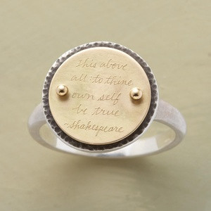 Ring...Shakespeare quote