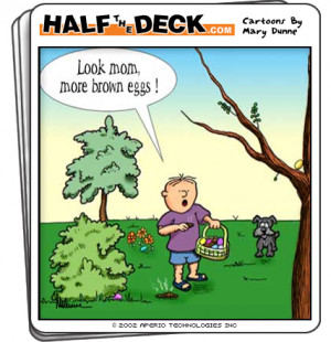 Funny Easter Cartoons Cards