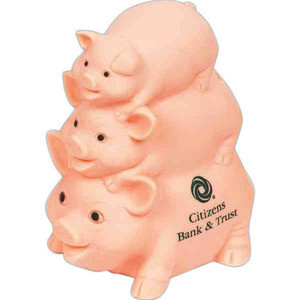 Vinyl Piggy Banks, Custom Decorated With Your Logo!