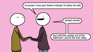 torn between two guys quotes