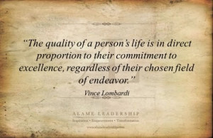 personal excellence quotes with emage