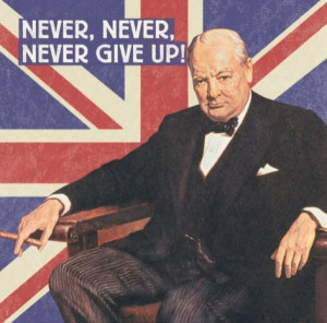 Winston Churchill poster