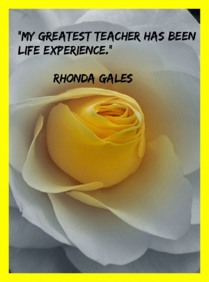 Inspirational Quote: Life Experience