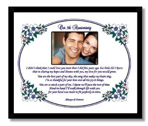 5th Anniversary Gift for Husband