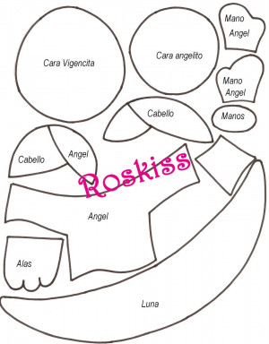 Moldes Virgencita Moderna